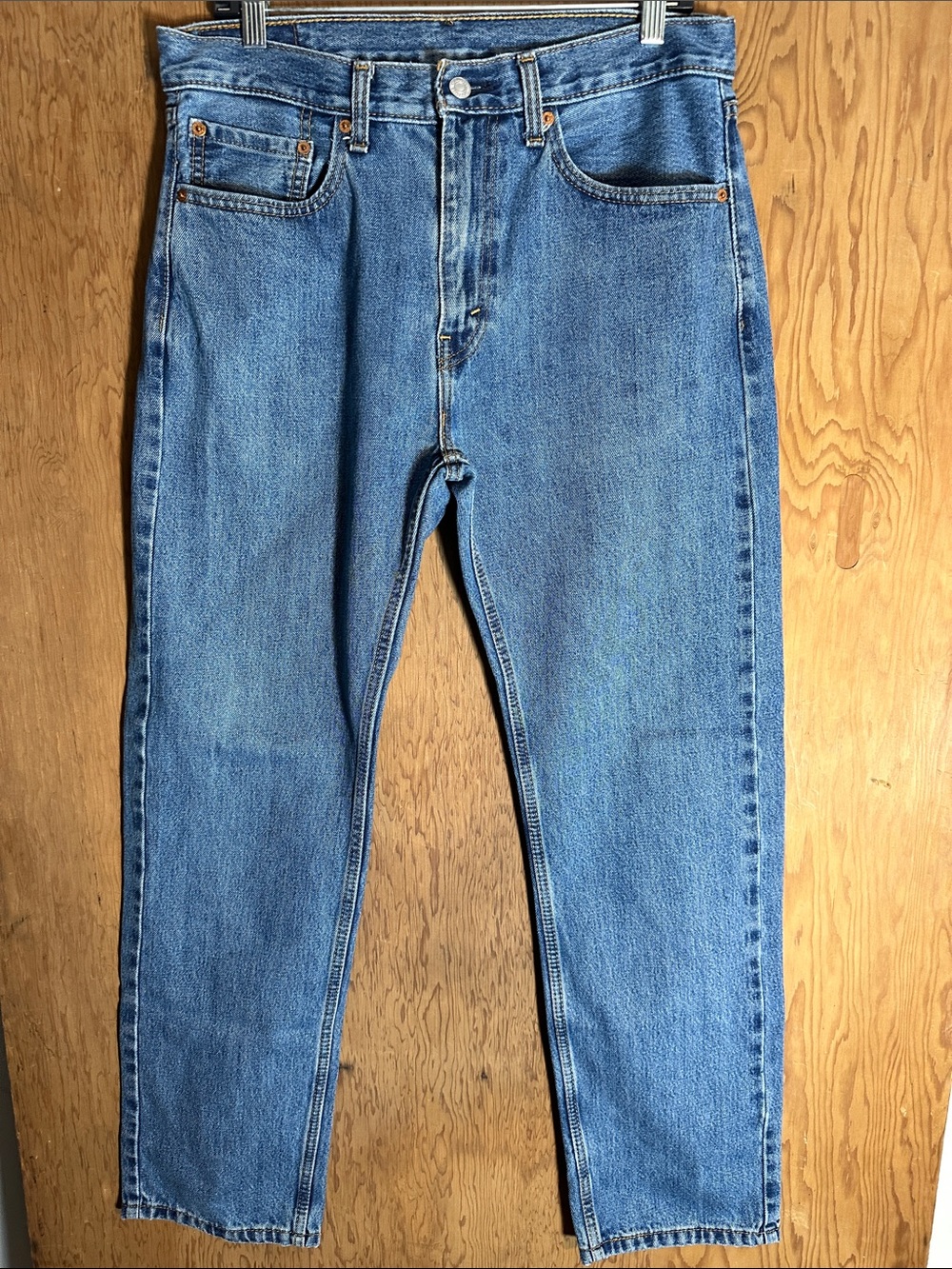 Levi's Men's Slim Straight Jeans in Classic Blue Denim